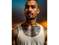 AI-generated portrait of Cesar Vialpando (Image via Reddit u/AaronGNP)